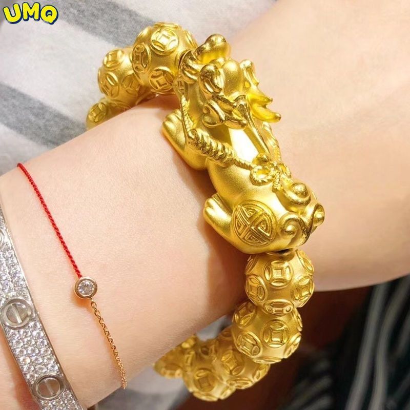 Bracelet Beaded Men - Браслет Pixiu из 100% настоящего золота