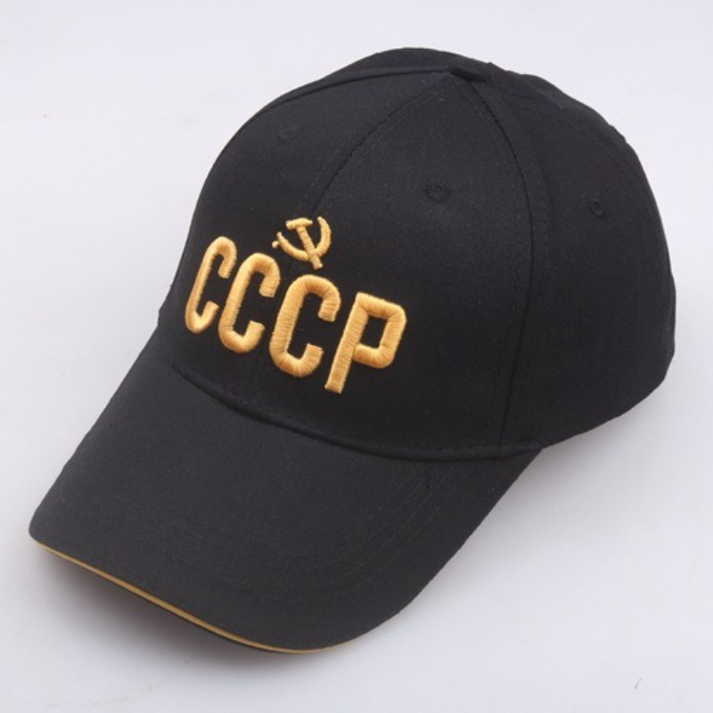 Hat Snapback Cap - Бейсбольная кепка с гербом России, хлопковая