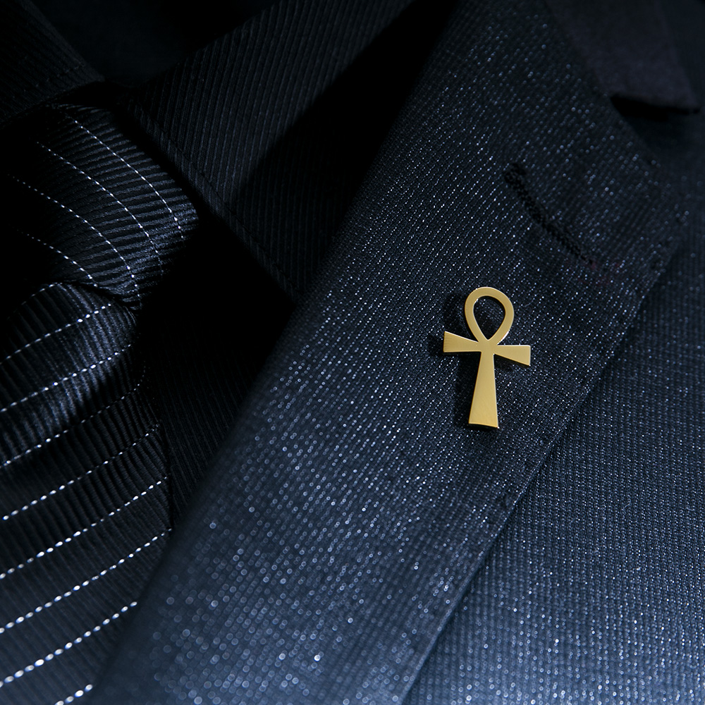 Men'S Accessories Jewelry Egypt - Мужская брошь из нержавеющей стали, с