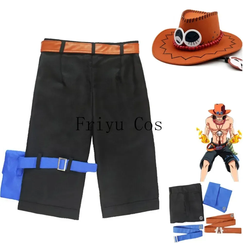 Men'S Accessories Japan - Аниме Portgas·D· Ace Косплей Костюм Белая