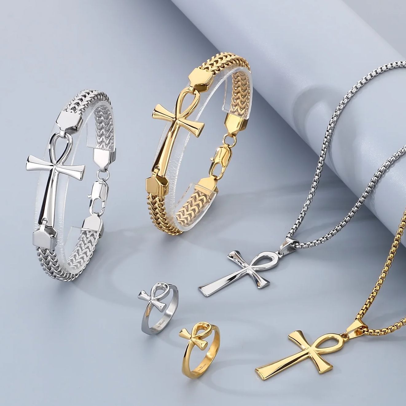 Men'S Accessories Jewelry Egypt - Кольцо мужское из нержавеющей стали, с