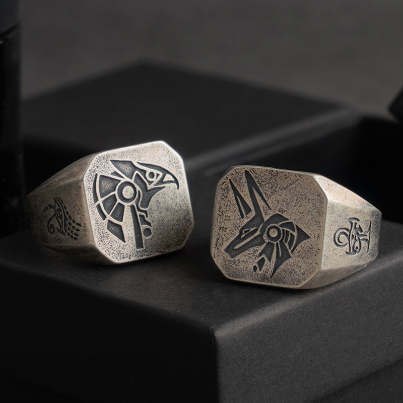 Men'S Accessories Jewelry Egypt - Мужское Открытое кольцо в стиле ретро,