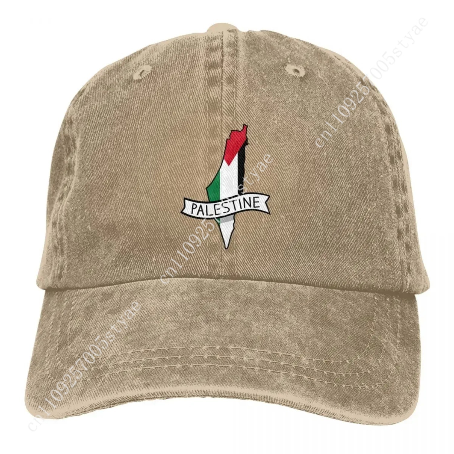 Hat Snapback Cap - Бейсболка с наклейкой-картой флага Палестины, повседневная,