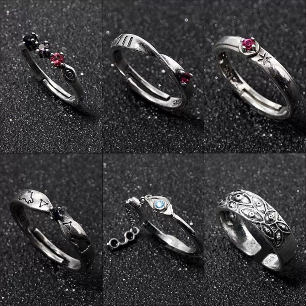 Кольца в стиле аниме JJK, коль – обзор и цена Men Accessories Ring