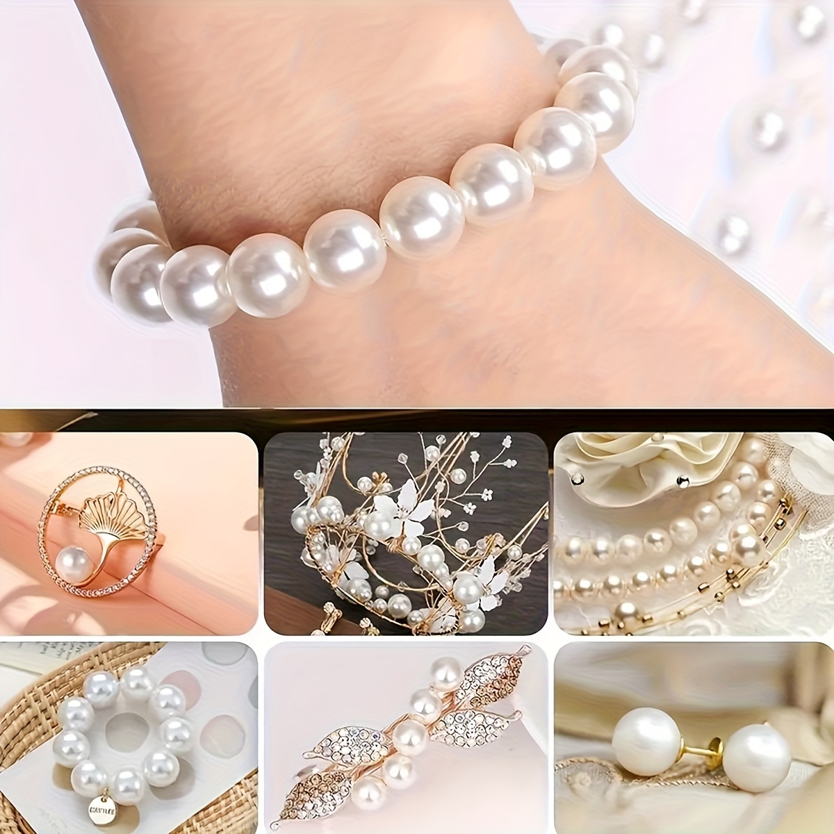 1388 шт. 4/6/8/10 мм черные, б – обзор и цена Bracelet Beaded Men