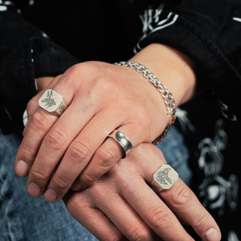 Мужское Открытое кольцо в стил – обзор и цена Men'S Accessories Jewelry Egypt