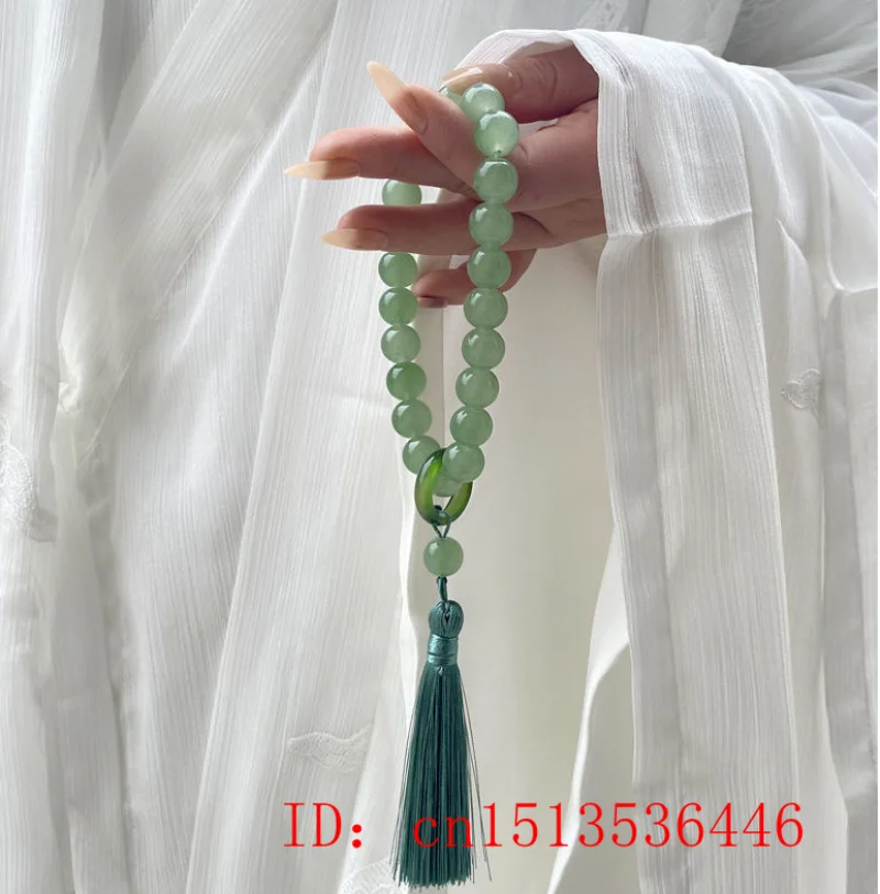 Зеленый нефритовый камень 12 м – обзор и цена Bracelet Beaded Men